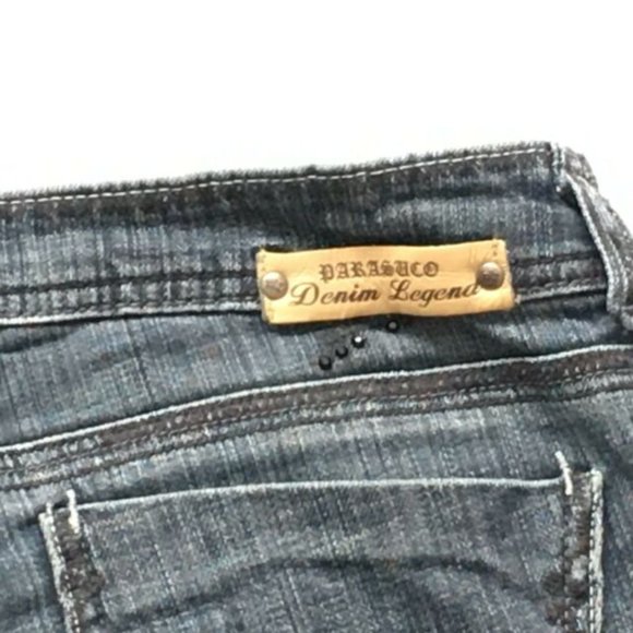 Parasuco Women's Rhinestone embellished jeans Sz 29 Denim Legend - Picture 9 of 9